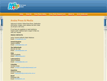 Tablet Screenshot of press.aruba.com